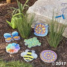 This All Weather Stepping Stone Is Ready To Paint Right Out Of The Box Letting You Ski Raised Garden Bed Plans Raised Garden Beds Diy Cheap Raised Garden Beds