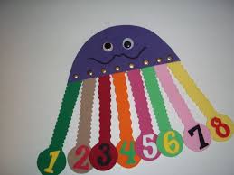 Two linear elements of different lengths and two round ones are combined with a system of letters, numbers, and symbols. O Is For Octopus Craft Kit Etsy Octopus Crafts Letter O Crafts Alphabet Crafts