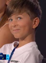 Future tennis superstar 💪🌟❤️ Stefan Djokovic