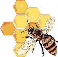 Color Bee Vector Bee Drawing Honey Bee Drawing Honeybee Art
