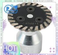 40mm M14 Aperture Diamond Saw with Detachable Engraving and Cutting Disc, Suitable for Sandstone and Concrete