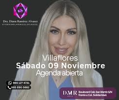 Dra. Diana Ramirez Alvarez Otorrinolaringología y Cirugía de Cabeza y  cuello Agenda tu cita en Villaflores: 📲965 127 4731 📞965 690 5682  📍Boulevard Calz. San Martín S/N a la altura de la