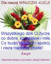Życzenia imieninowe dla niej dla niego. Kartka Z Kalendarza Lucji Ocalic Od Zapomnienia