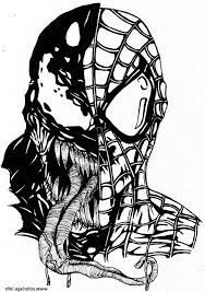 12 cool de coloriage venom photos spiderman drawing drawings face train