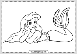 Dibujo La Sirenita Para Colorear Rincon Dibujos Mermaid Coloring Pages Mermaid Coloring Book Disney Coloring Pages Una sirena con larga cabellera. pinterest