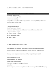 Lalu, bagaimana cara mengamalkan ayat 15 ini? Agar Wajah Bercahaya Dan Enteng Jodoh