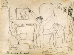 He never went for a dog's throat. Humor At First Sight As James Thurber S Art Is Celebrated For His 125th Birthday Library Of America