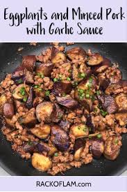 Eggplants Minced Pork W Garlic Sauce Recipe Recipe In 2020 Ground Pork Recipes Pork With Garlic Sauce Interesting Food Recipes
