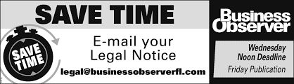 THE BUSINESS OBSERVER FORECLOSURE SALES
