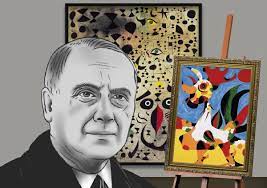 The title of the show, joan miró: Joan Miro Art Bio Ideas Theartstory