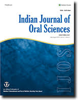 Indian Journal Of Oral Sciences Free Full Text Articles From Indian J Oral Sci