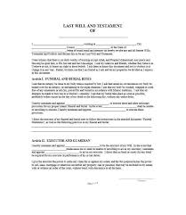 Another to sign for him/her, and that the testator executed it as the testator's free and voluntary act for the purposes therein. 9 Last Will And Testament Templates Word Excel Formats