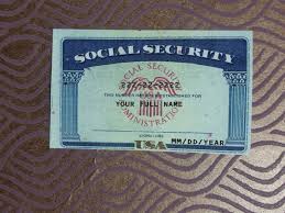 Social Security Card 01 In 2020 Social Security Card Card Template Social