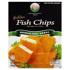 Established in 1988, tradisi emas sdn. Figo Golden Breaded Fish Chips 10pcs 500g Tesco Groceries