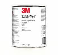 3M™ 스카치 웰드 DP810 아크릴 접착제, Part A, 검정, gal ...
