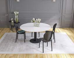 Esstisch ausziehbar glas tavolo da pranzo allungabile design moderno teo 2. Ausziehtisch Rund Weiss Schwarz Tisch Glas Tischplatte Runder Esstisch Glasplatte Esstisch Weiss Rund Ausziehbar Durchmesser 135 Cm