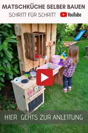 Matschkuche Aus Paletten Obstkisten Fur Kinder Selber Bauen Matschtisch Diy Fur Den Garten Kinderkuche Selber Bauen Diy Paletten Obstkisten