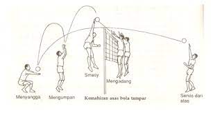 Biasanya pukulan mengumpan dilakukan pada sentuhan bola yang kedua. Volleyball Sj Bdk Baik S Blog