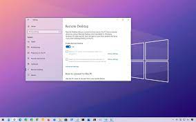 Since it's a simple check box that's available in all versions of windows, it's easy to think that all you have to do to enable multiple monitor support for a remote desktop connection is select it. How To Enable Remote Desktop On Windows 10 Pureinfotech