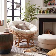 Constructed in durable materials, employing impeccable craftsmanship, the frame is welded steel with rods in bonded rilsan, making it scratch, chip and chemical resistant. Papasan Natural Chair Frame Pier 1 Papasan Chair Living Room Cozy Chair Natural Chair