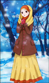  Winter And Snow By Lacusyamatoo On Deviantart Anime Muslimah Anime Muslim Islamic Cartoon