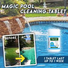 Magic Pool Cleaning Tablet 100 Pcs In 2020 Pool Cleaning Cleaning Tablets Swimming Pool Maintenance