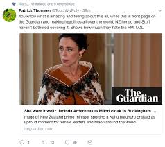 New zealand prime minister jacinda ardern, left, with her partner clarke gayford, holds their newly born baby girl, neve, at auckland hospital on sunday, june 24, 2018. Social Media Reactions To Jacinda Ardern At Buckingham Palace Liberation