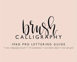 Dieser Download Beinhaltet Einen Benutzerdefinierten Procreate Kalligrafie Stift Von Clara Riemer Zwei Anwei Lettering Guide Lettering Procreate Lettering
