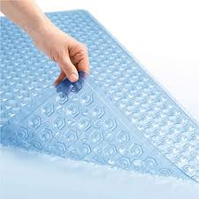 Hang your mats outside to dry or tumble dry on the lowest setting. Amazon Com Gorilla Grip Patented Bath Tub And Shower Mat 35x16 Machine Washable Extra Large Bathtub Mats With Drain Holes And Suction Cups To Keep Floor Clean Soft On Feet Bathroom Accessories Blue