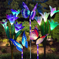 Simply place the stake light in your chosen location. Doingart Garden Solar Lights Outdoor 5 Pack Solar Stake Light Multi Color Changing Led Garden Ligh Led Garden Lights Solar Lights Garden Outdoor Solar Lights