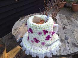 Flowers for funerals are generally categorized by their function. Cup Mug Of Tea Funeral Flower Tribute Bespoke Funeral Flower Tributes Unusual Funeral Flowers Www Theflor Funeral Flowers Funeral Tributes Flower Sculptures