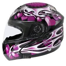 Black And Purple Motorcycle Helmet Hawk St 22 Women S Dual Visor Modular Motorcycle Helmet Modular Motorcycle Helmets Purple Helmet Helmet