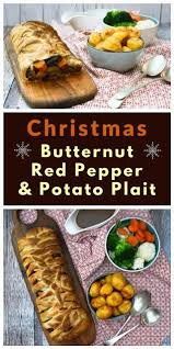 A Golden Puff Pastry Plait Filled With Sundried Tomato Pate Topped Roasted Vegetables Vegetarian Christmas Recipes Vegan Christmas Recipes Vegan Recipes Easy