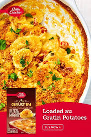 Loaded Au Gratin Potatoes Recipe In 2020 Potato Side Dishes Cooking Recipes Potatoes Au Gratin