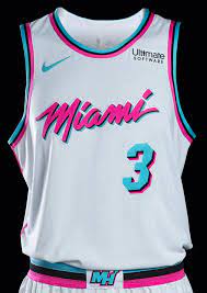 The heat's city edition jerseys are officially nicknamed the vice jerseys because of the color similarities with the logo of the popular 1984 tv series miami vice. The Miami Heat Store On Twitter Basketball Jersey Outfit Jersey Outfit Jersey Design