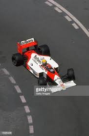 Ayrton Senna Of Brazil In Action In His Mclaren Honda During The Ayrton Senna Mclaren Formula 1 Senna