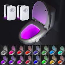 BEAN LIEVE 2Pack Toilet Light - Motion Sensor Activated Bathroom LED Bowl  Toilet Night Light,Fun 32 Colors Changing Bathroom Nightlight,Toilet Bowl  Illuminate Night Light - Amazon.com
