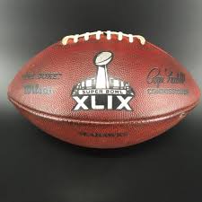 Official nfl game ball the duke. Nfl Auction Nfl Super Bowl 49 Game Used Football Seahawks Offense Patriots Defense