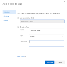 Check spelling or type a new query. Add A Custom Field To An Inherited Process Azure Devops Services Microsoft Docs
