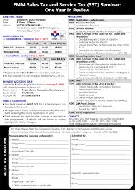 Iv) user manual for online supplement return and payment submission (video link) click here: Fmm Sales Tax And Service Tax Sst Seminar One Year In Review