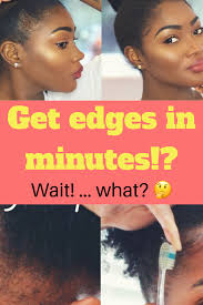 Get Edges In Minutes Hair Thickening Fibers Edges Hair Ways To Grow Hair