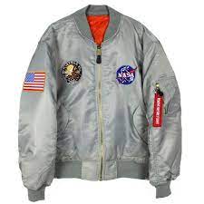 Apollo 13 Nasa Ma 1 Bomber Jacket Bomber Jacket Nasa Clothes Flight Bomber Jacket