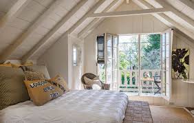 This Would Be An Awesome Room To Put Above A Garage Love The Deck Loft Homey Attic Bedroom Designs Attic Master Bedroom Remodel Bedroom