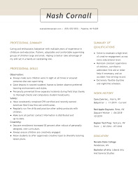 One way to make writing your own resume summary statement easier. Professional Babysitter Resume Example Tips Myperfectresume