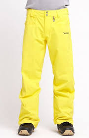 Volcom Carbon Pants At Pacsun Com Mens Yellow Pants Pants Snowboard Pants