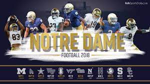 This is a natural photograph. 2018 Notre Dame Football Schedule Desktop Background Irish Sports Daily