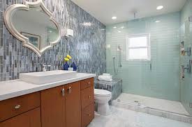 This hexagon shaped tile creates stunning visual effects through a soft glaze that has subtle variations that are meant to replicate genuine hydraulic tiles. Mid Century Modern Blues Jackson Design Remodeling