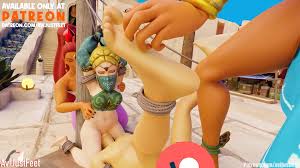 Femlink Zelda Tickled - Hentai Video