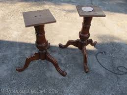 I stabilize it by rebuilding the two broken corner brackets, reat. How To Repair Pedestals My Repurposed Life Rescue Re Imagine Repeat