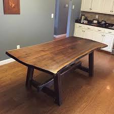 Live Edge Walnut Dining Table By Kheatondesign On Etsy Live Edge Table Dining Rooms Live Edge Dining Table Live Edge Walnut Dining Table